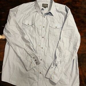 Gibson Sky Blue Casual Button Down Shirt